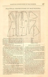 Godey's 1857 Stay Making