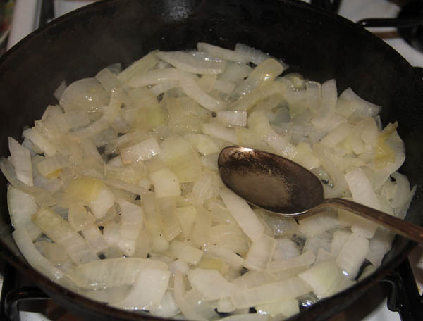 Onions Cooking